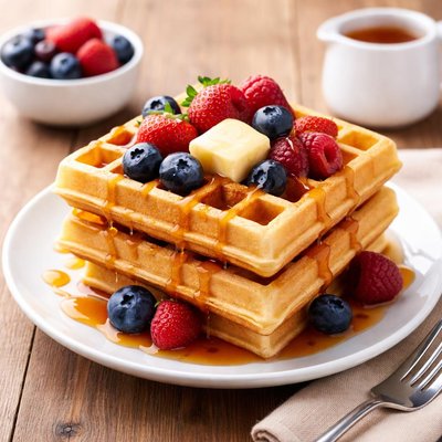 Bisquick waffle