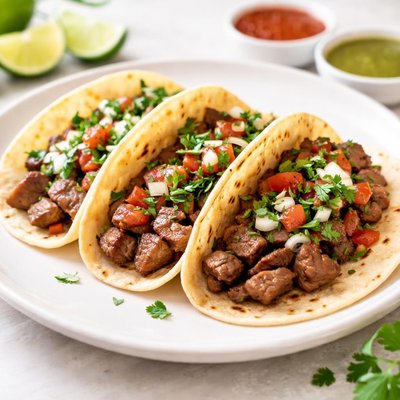 Bistec tacos