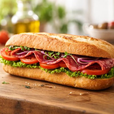 Bistro baguette salami