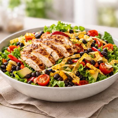 Bistro santa fe style with chicken salad