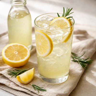 Bitter lemon soda