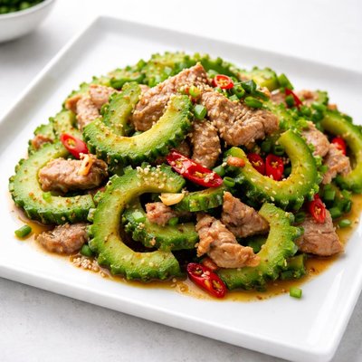 Bitter melon stir-fry