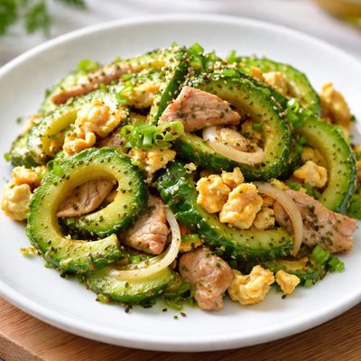 Bitter melon stir fry