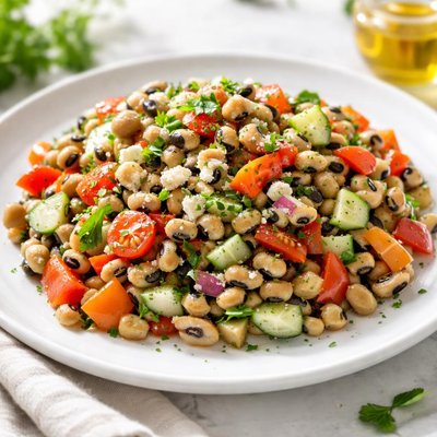 Black-eyed pea salad