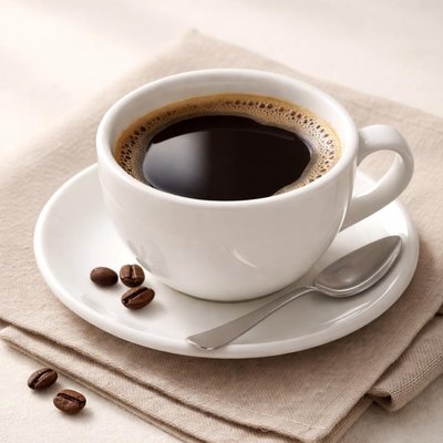 Black americano coffee