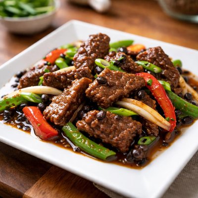 Black bean beef