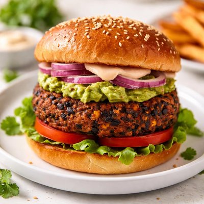Black bean burger