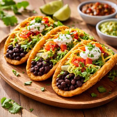Black bean chalupa
