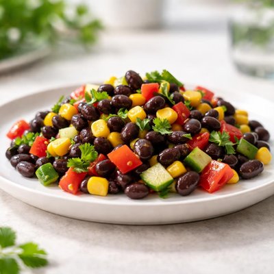 Black bean mixed vegetables