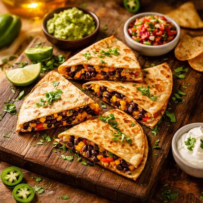 Black bean quesadilla