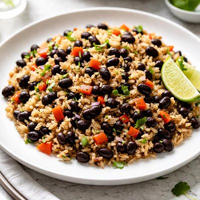 Black bean rice