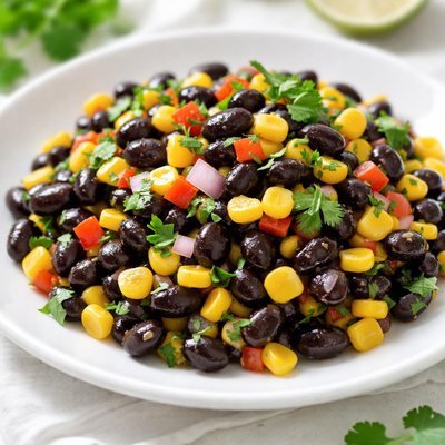 Black beans and corn