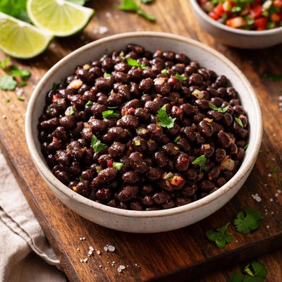 Black beans from chipotle