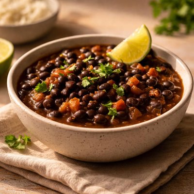 Black beans stew