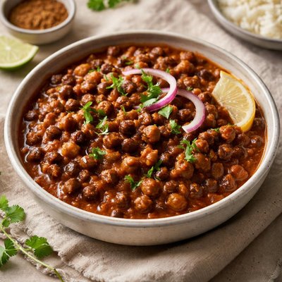 Black chana masala