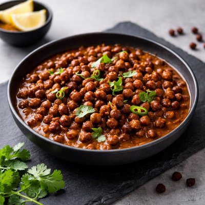 Black channa cooked