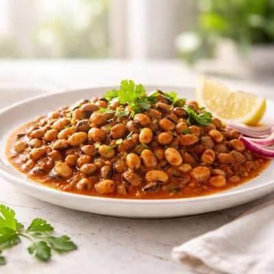 Black eye beans curry