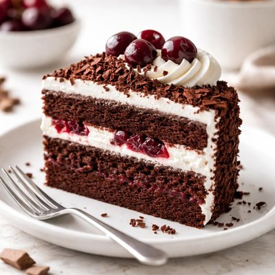 Black forest cake slice