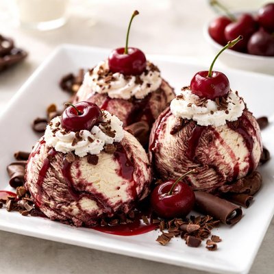 Black forest ice cream