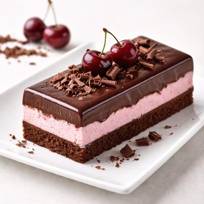 Black forest mousse chocolate bar