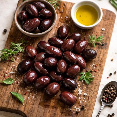 Black kalamata olives