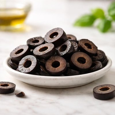 Black olive slices