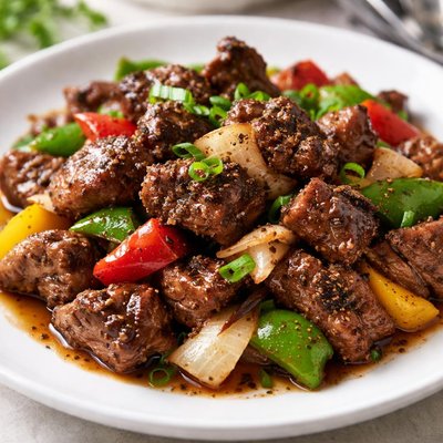Black pepper beef