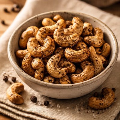 Black pepper cashew nuts