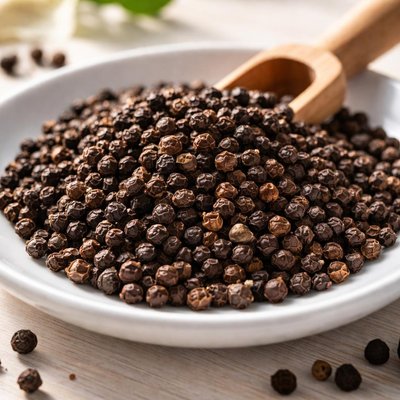 Black peppercorns