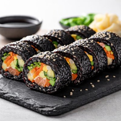 Black rice norimaki