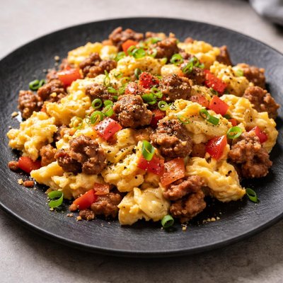 Black rifle sausage egg scrambler