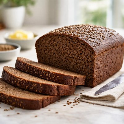 Black rye bread