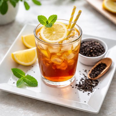 Black tea lemonade