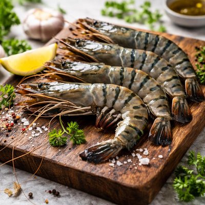 Black tiger prawn