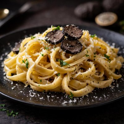 Black truffle pasta
