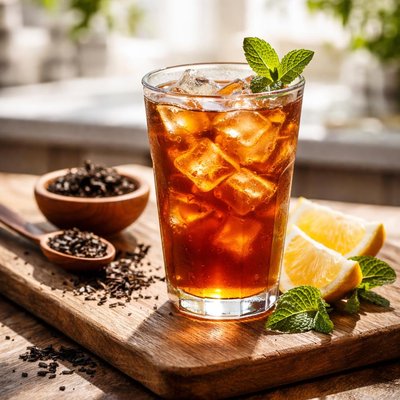 Black unsweetened tea