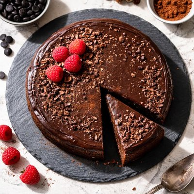 Blackbean chocolate cake