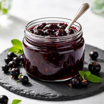 Blackcurrant compote