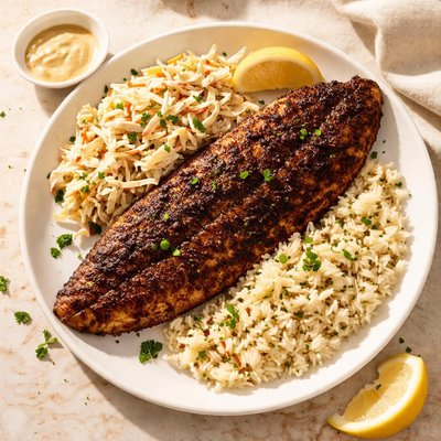 Blackened catfish filet