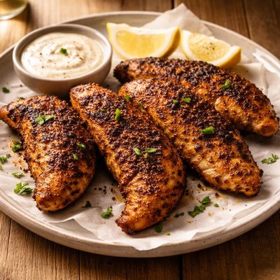 Blackened chicken tender
