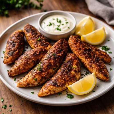 Blackened chicken tenderloins