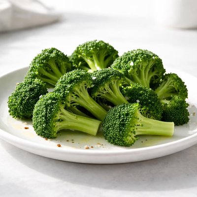Blanched broccoli