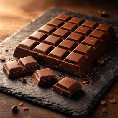 Block of dairy milk chocolate