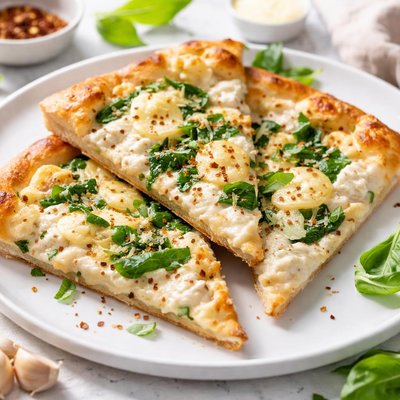 Blondies pizza white pizza