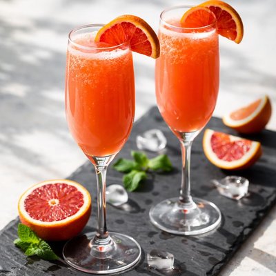 Blood orange mimosa