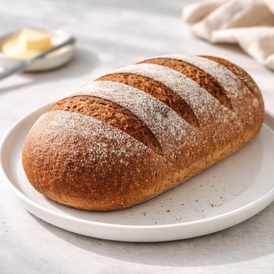 Bloomer bread brown