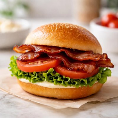 Blt on small bun