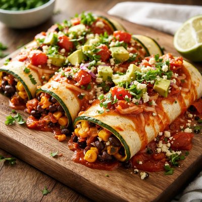 Blue apron zucchini enchiladas