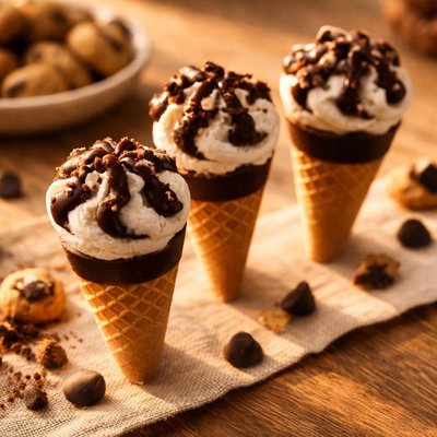 Blue bunny cookie mini swirl