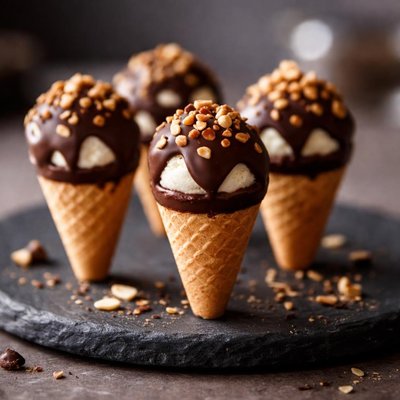 Blue bunny mini cone